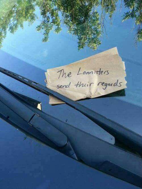 The Lannisters send their regards