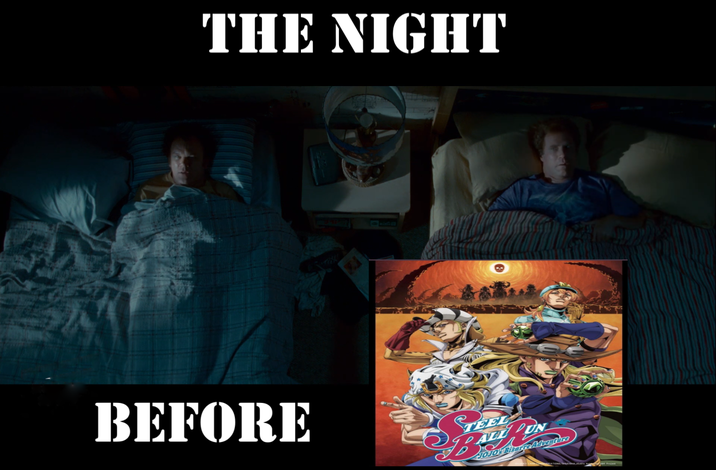 THE NIGHT BEFORE STEEL ALL PUN