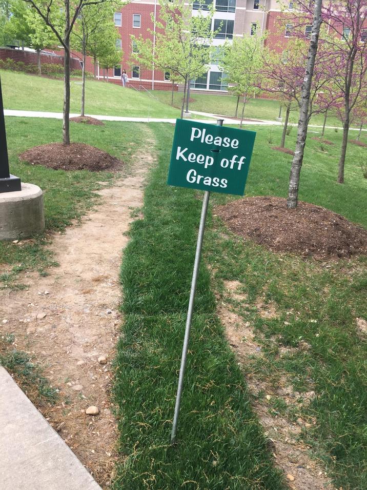 Please Keep off Grass