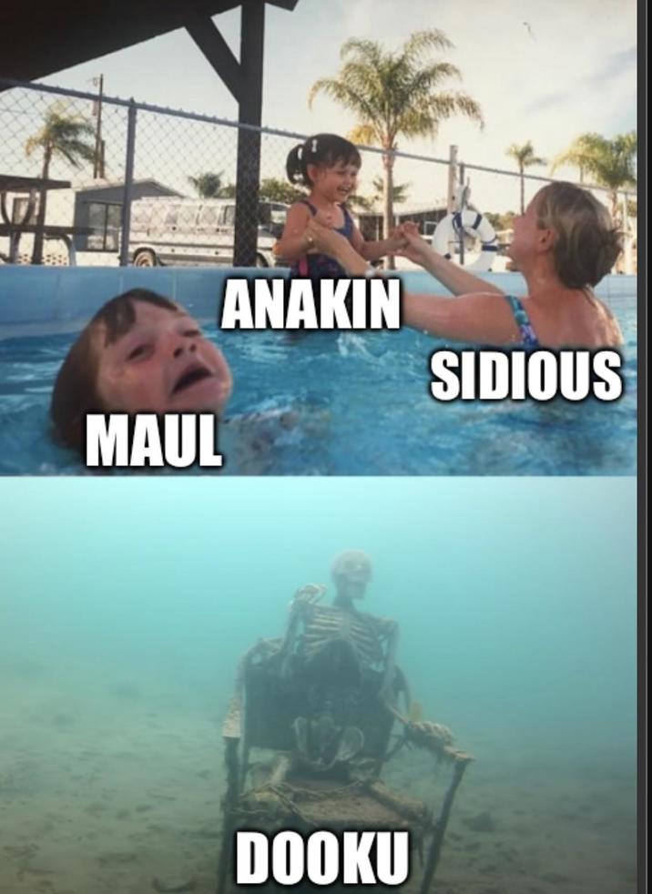 MAUL ANAKIN DOOKU SIDIOUS