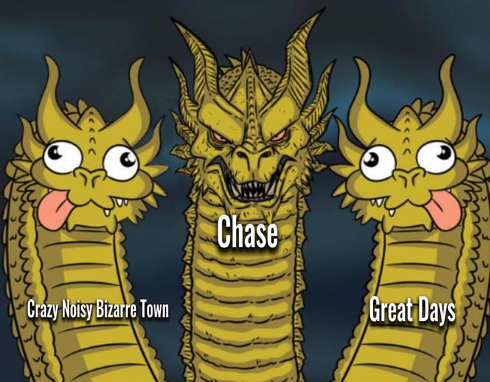 Crazy Noisy Bizarre Town Chase Great Days