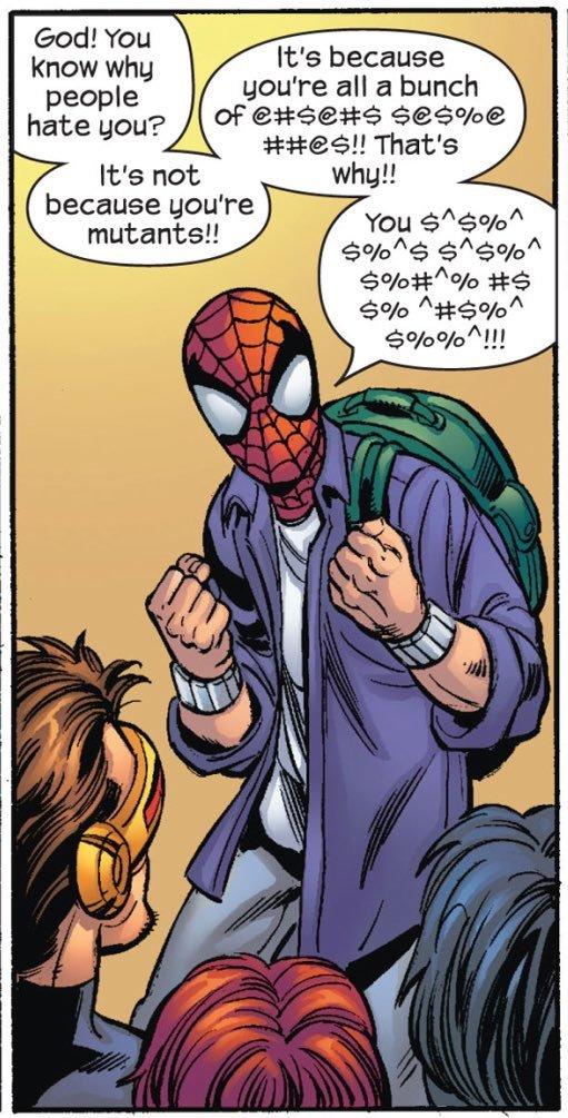 Everyone in the Marvel Universe before Ultimatum was an a------.