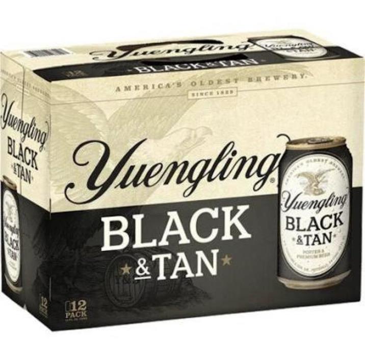 BLACK TAN- AMERICA'S OLDEST SINCE 1825 BREWERY Juengling BLACK TAN Yuengling 012 PACK Yuengling BLACK BLACK & TAN &TAN