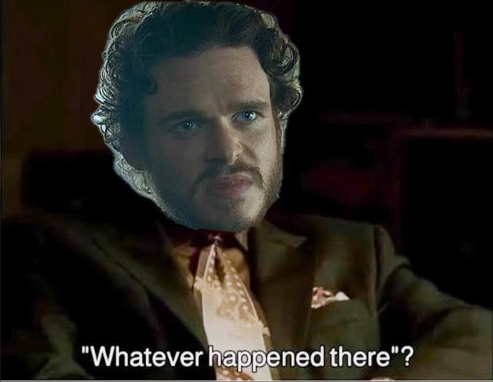 "Whatever happened there"?