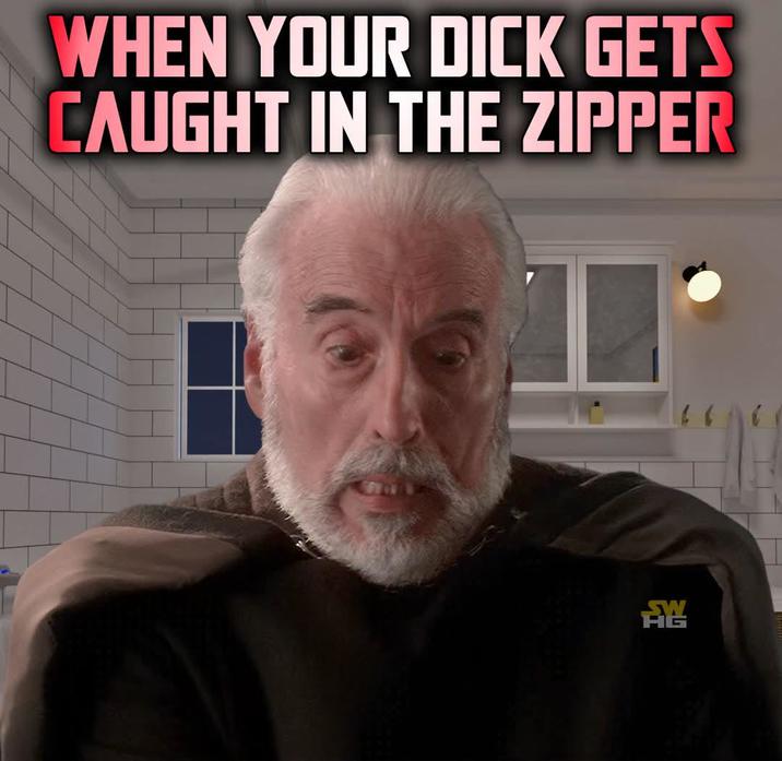 WHEN YOUR D--- GETS CAUGHT IN THE ZIPPER ИТ 龍