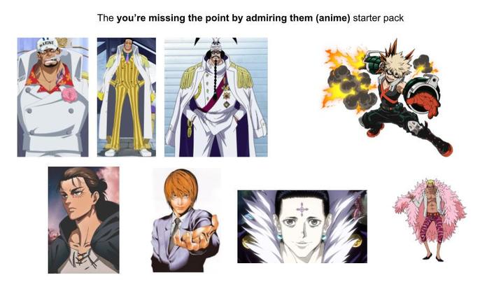 MARINE The you're missing the point by admiring them (anime) starter pack