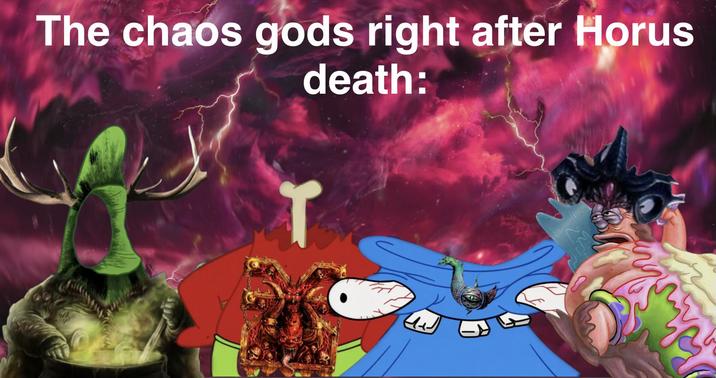 The chaos gods right after Horus death: T H