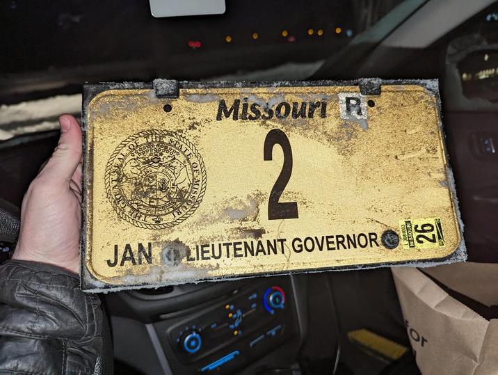 STA Missouri R 2 JAN LIEUTENANT GOVERNOR For MISSOURI 26