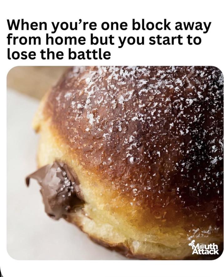 When you're one block away from home but you start to lose the battle Mouth Attack