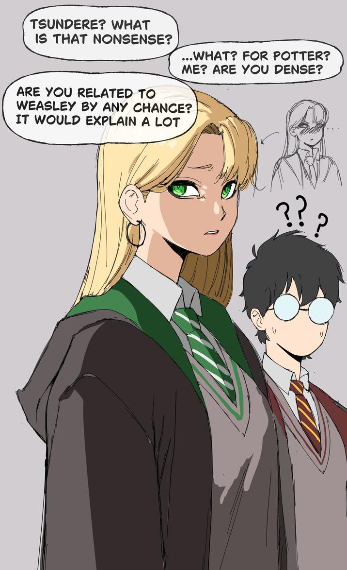 Malfoid doesn’t know what a tsundere is
