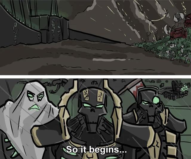 So it begins...