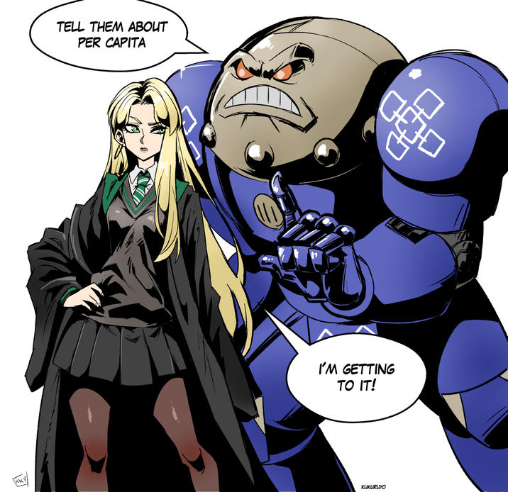 TELL THEM ABOUT PER CAPITA KKY I'M GETTING TO IT! KUKURUYO