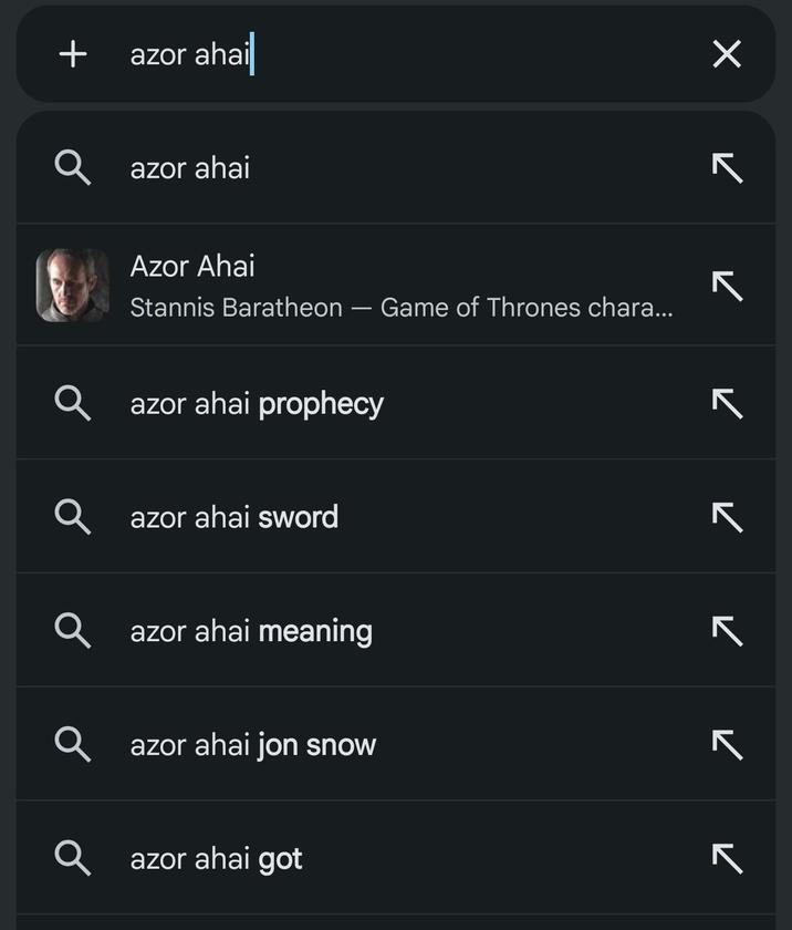 + azor ahai azor ahai ☑ к Azor Ahai Stannis Baratheon - Game of Thrones chara... azor ahai prophecy azor ahai sword azor ahai meaning Q azor ahai jon snow Q azor ahai got K к к к K к