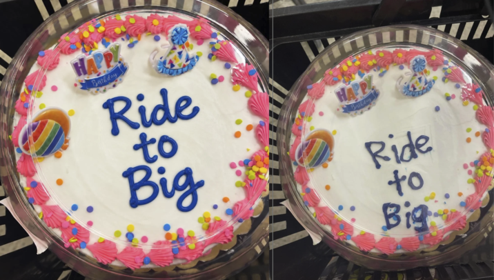 HAPPY Birthday Ride to Big HAPPY Birthday Ride to Big