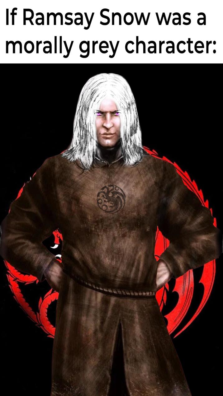 If Ramsay Snow was a morally grey character: