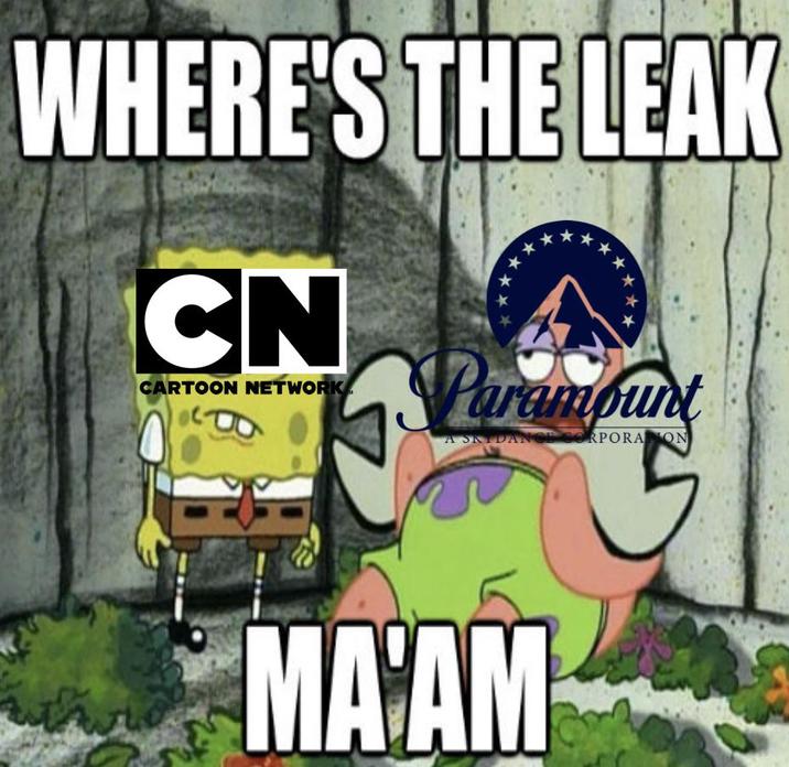 WHERE'S THE LEAK CN CARTOON NETWORK O Paramount A SKIDANCE CORPORANON MA'AM