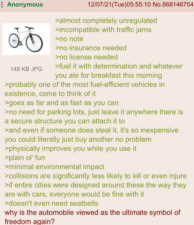 Goes as far and as fast as you can | /r/Greentext | Know Your Meme
