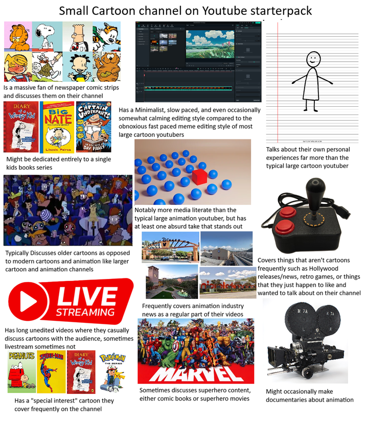 Small Cartoon Channel on Youtube Starterpack | /r/starterpacks | Know ...
