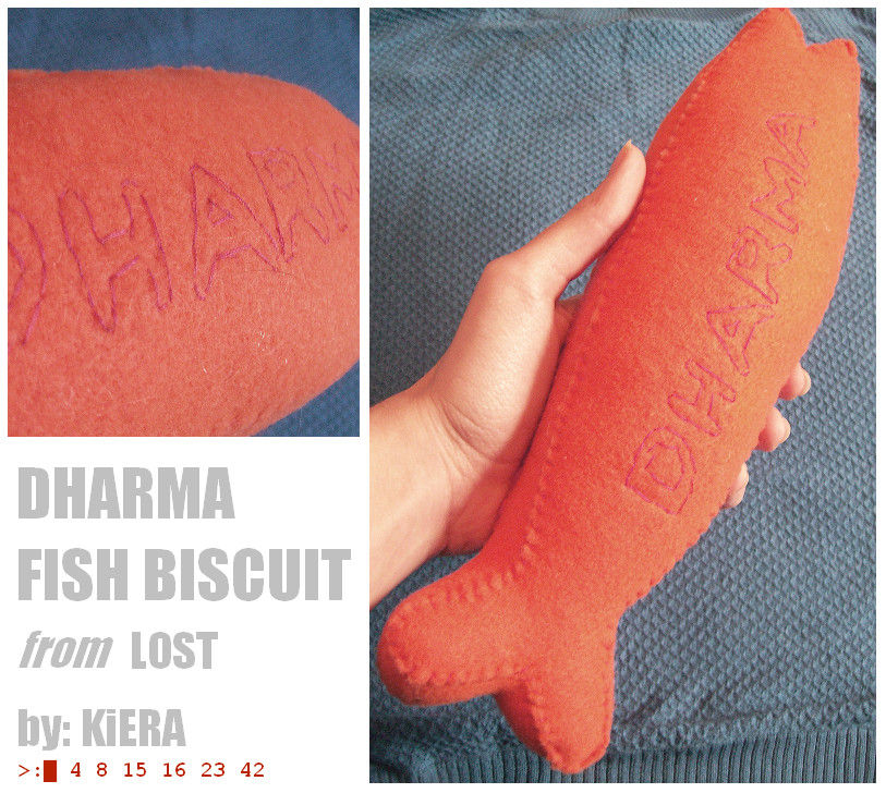 DHARMA FISH BISCUIT from LOST by: KiERA 4 8 15 16 23 42