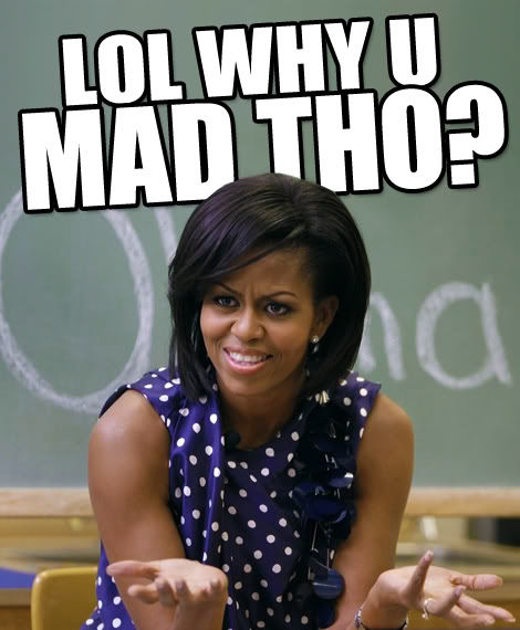 Michelle Obama meme: lol why u mad tho?