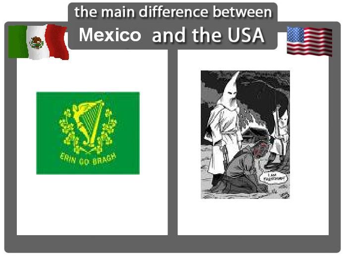 the main difference between Mexico and the US G0