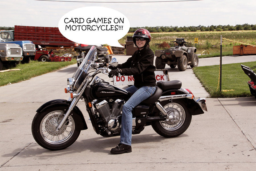 [Image 87528] Card Games on Motorcycles! Know Your Meme