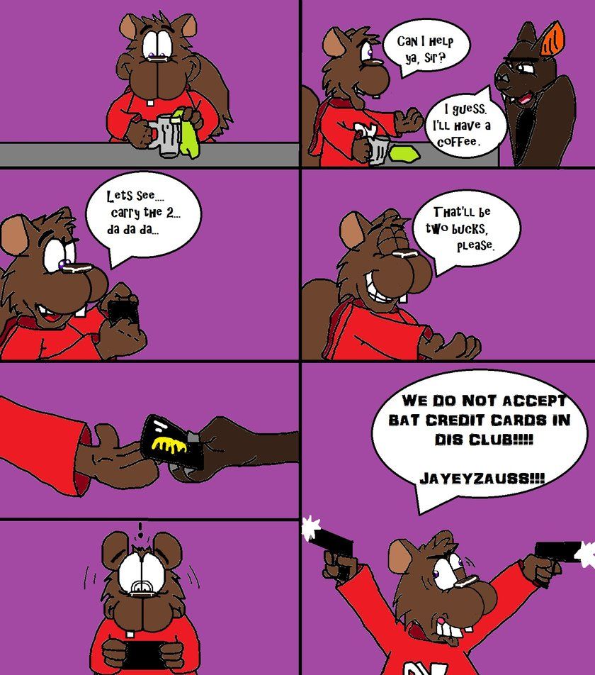 CaN I HeLP ya, Sr? I guesS. I'LL Have a coFFee. Lets See carry tHe 2. da da da.. THat'LL be two bucKS, PLeaSe WE DO NOT ACCEP BAT CREDIT CARD8 IN DIS CLUB!!!! JAYEYZAUSB!!