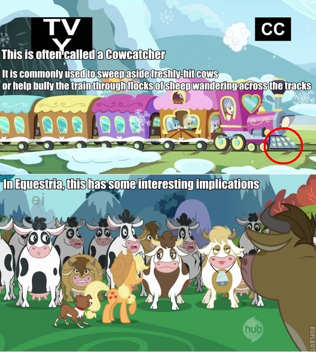 my little pony friendship on the tracks