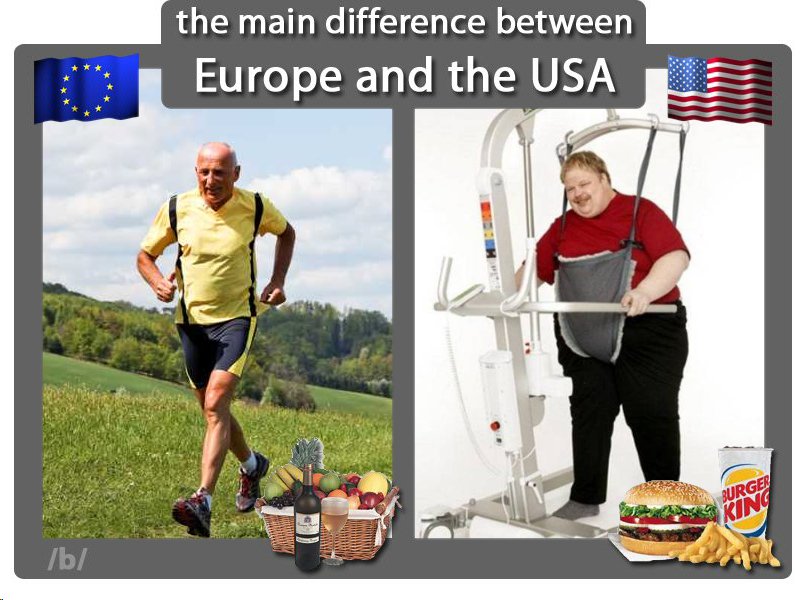 the main difference between Europe and the USA