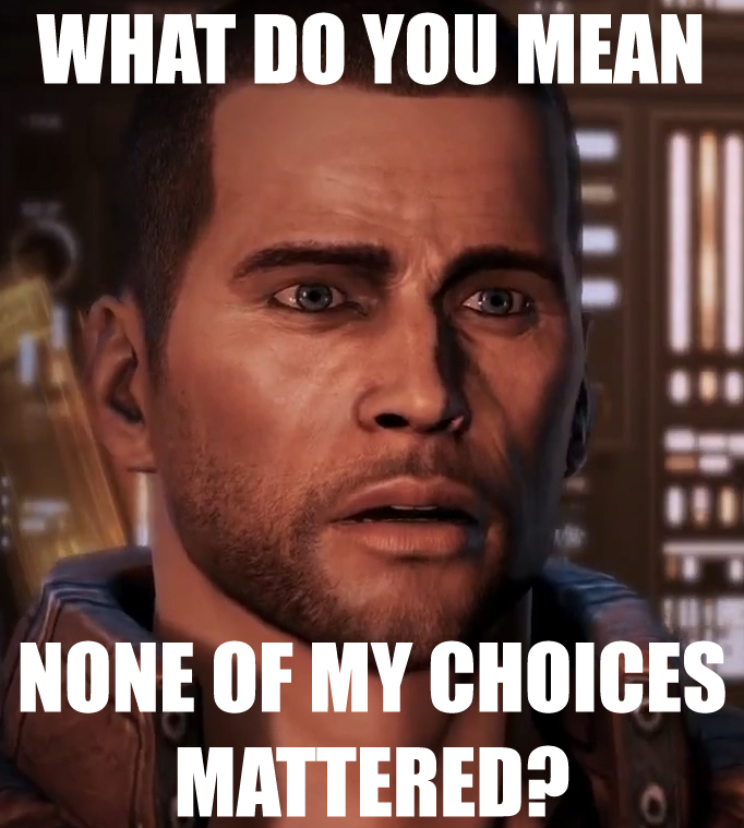 Image 271929 Mass Effect 3 Endings Reception Know Your Meme Image 271929 Mass Effect 3 Endings Reception Know Your Meme