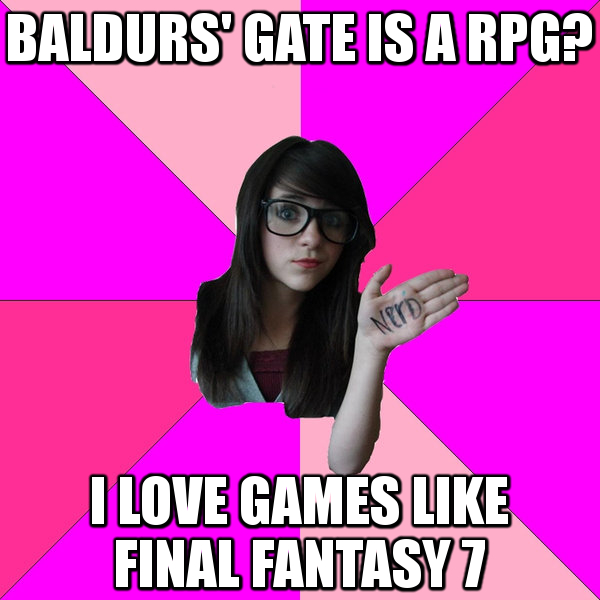 BALDURS GATE ISA RPG? I LOVE GAMES LIKE FINAL FANTASY7
