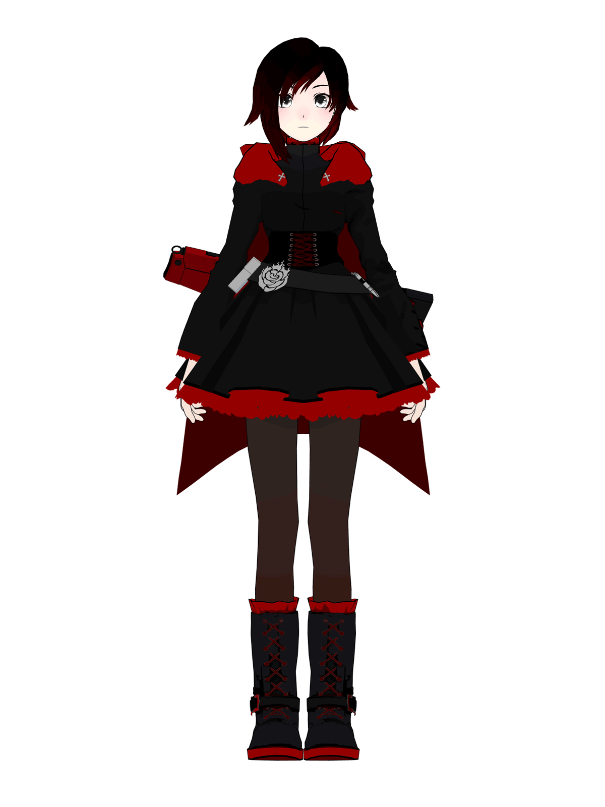 Full 3D Model Ruby Rose RWBY Know Your Meme