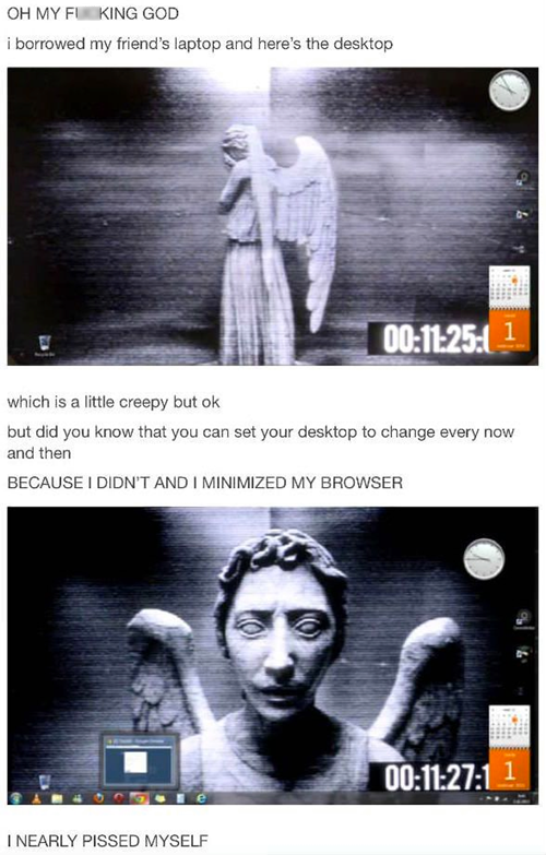 doctor who weeping angel meme