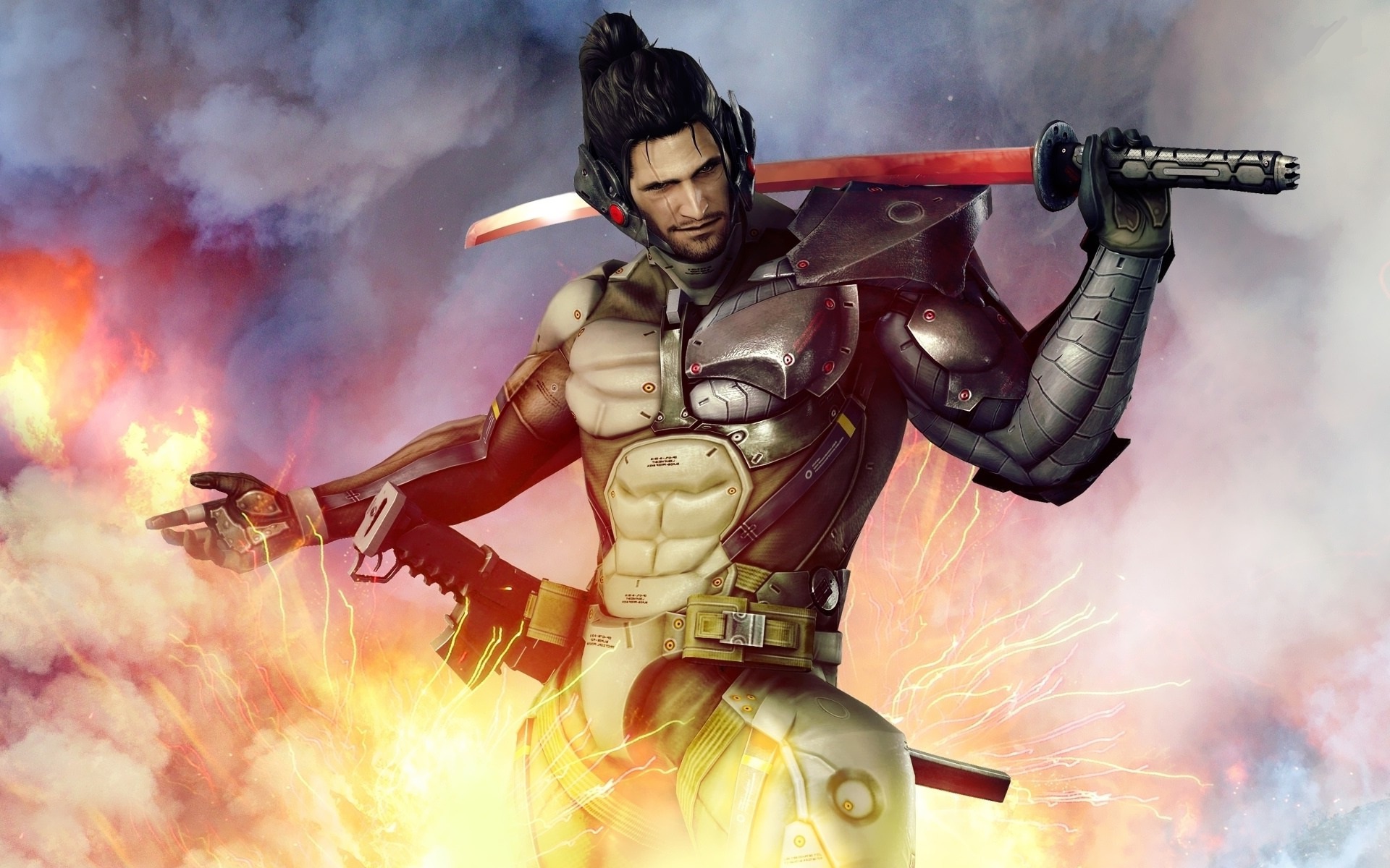 Jetstream Sam cosplay, Metal Gear Rising: Revengeance, Know Your Meme