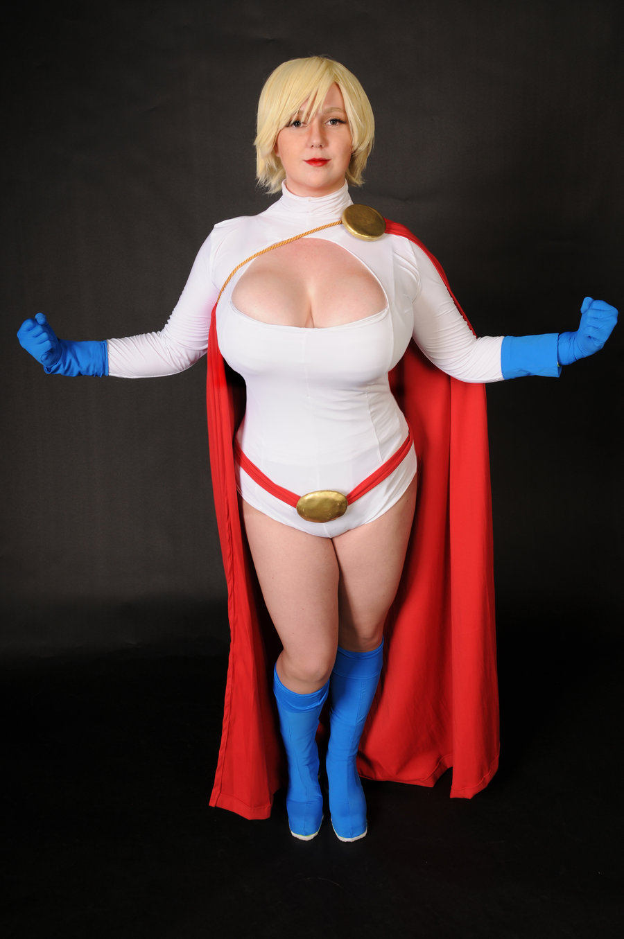 Power Girl Power Boobs, My Eyes Are Up Here