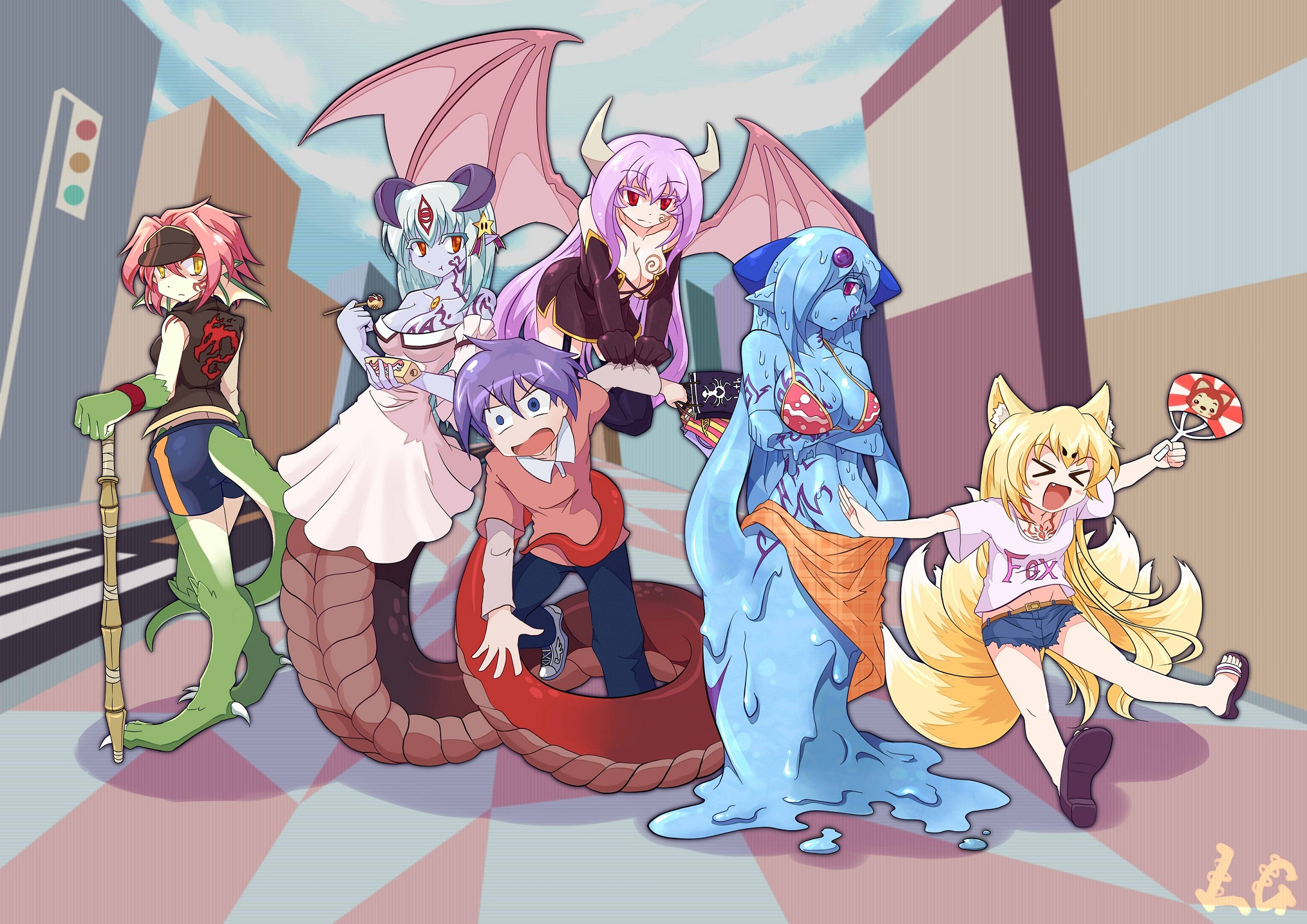 Monster musume no oishasan  Monster musume, Anime girl cute, Monster girl