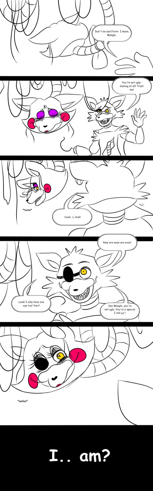 Foxy x mangle comic