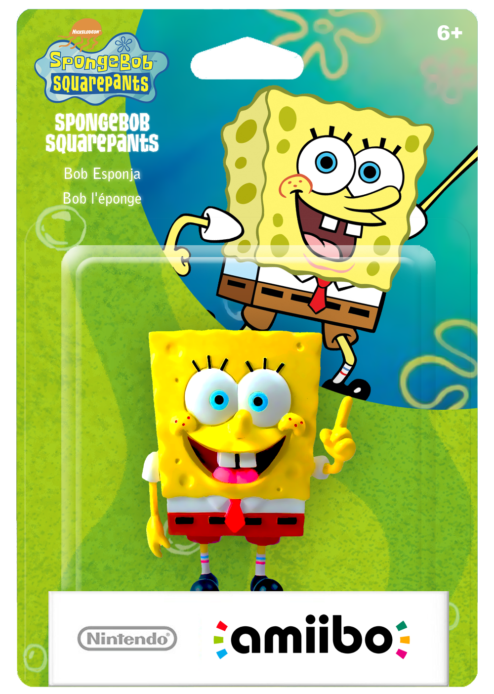 6+ NICKELODEON SpongeBob squarepaNts SPONGEBOB squarepaNtS Bob Esponja Bob l'éponge Nintendo