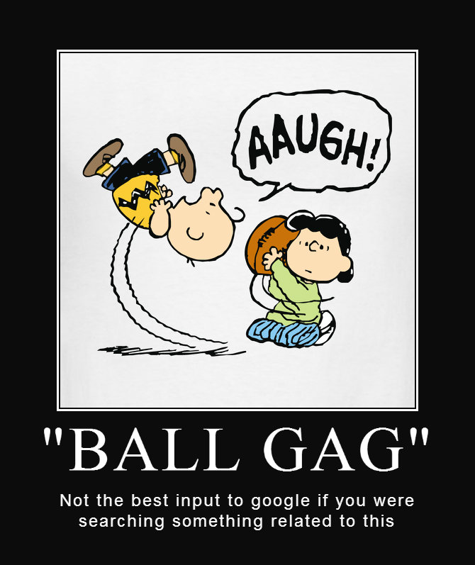 Ball Gag Demotivational Posters Know Your Meme