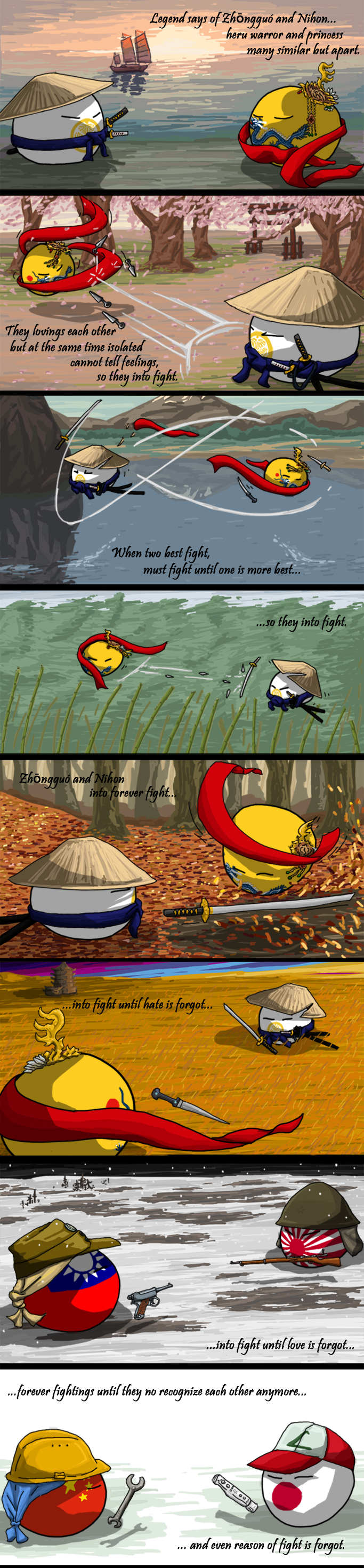 It Doesn T Matter The Reason Of Fighting As Long You Fight With Honor Polandball Know Your Meme