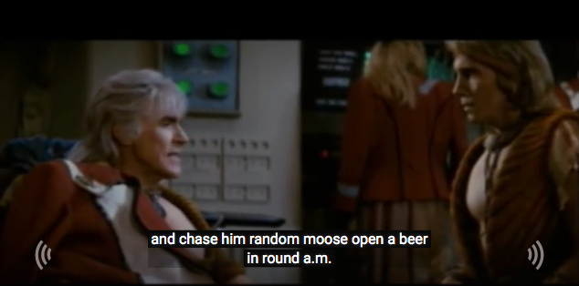 d chase him random moose open a beer in round a.m.