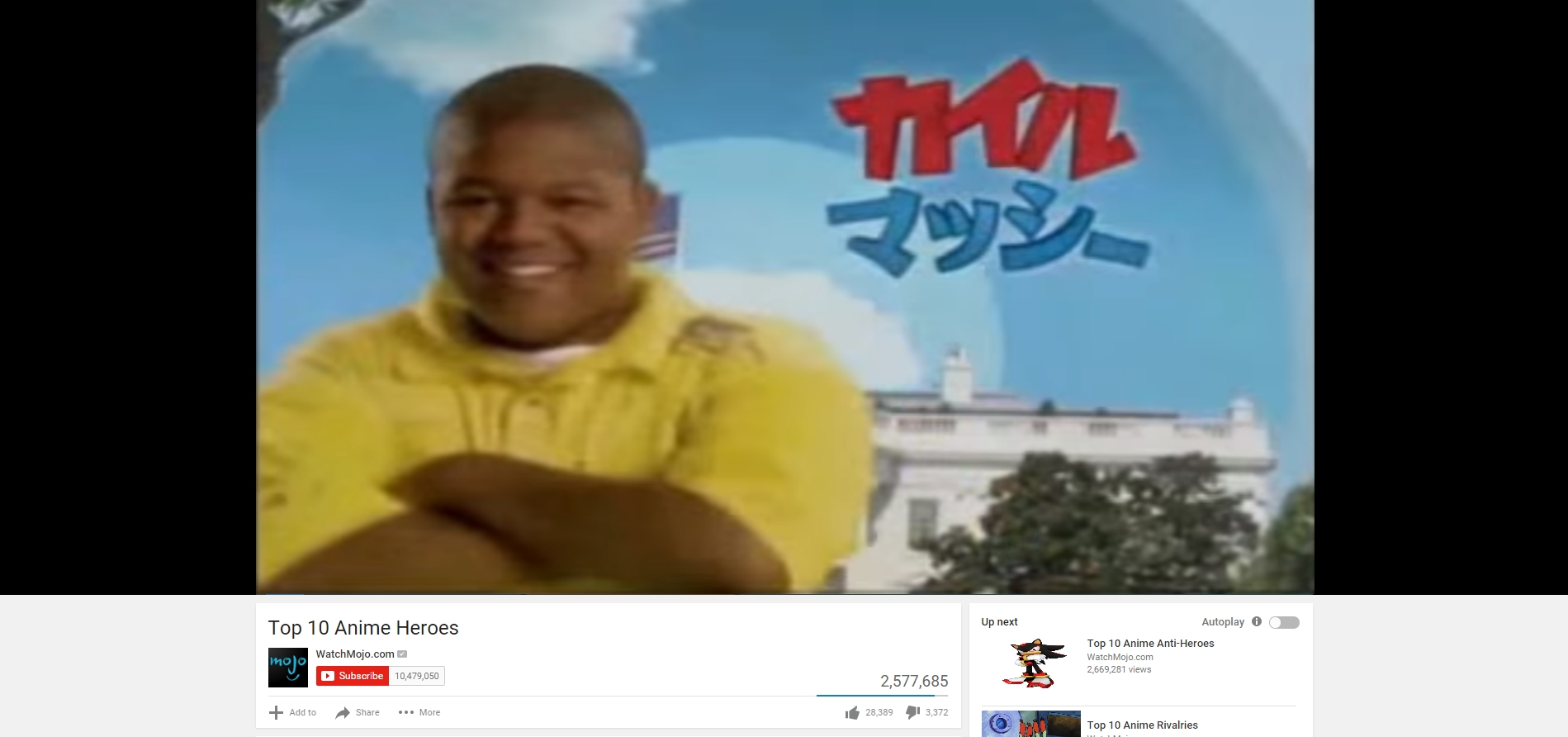 マッシー, Up next Autoplay。 Top 10 Anime Heroes Top 10 Anime Anti-Heroes WatchMojo.com 2,669,281 views WatchMojo.com molo Subscribe 10,479,050 2,577,685 28389タ13,372 Add to Share More Top 10 Anime Rivalries