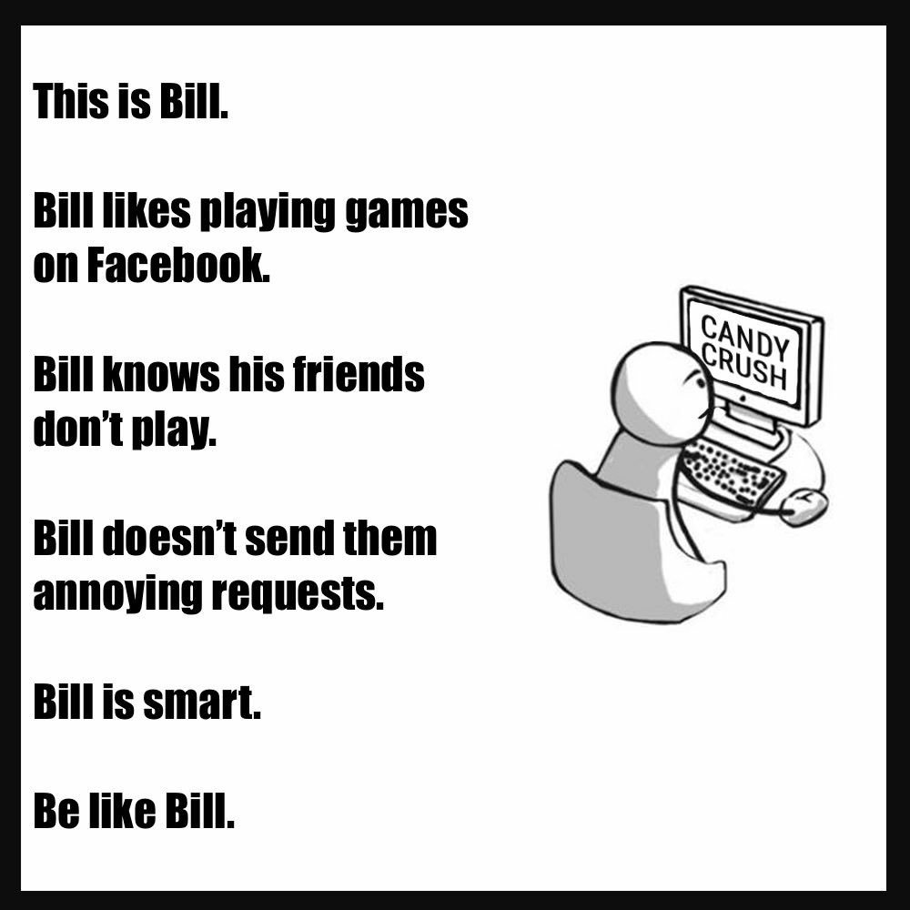 Bill On Facebook Game Requests Be Like Bill Know Your Meme