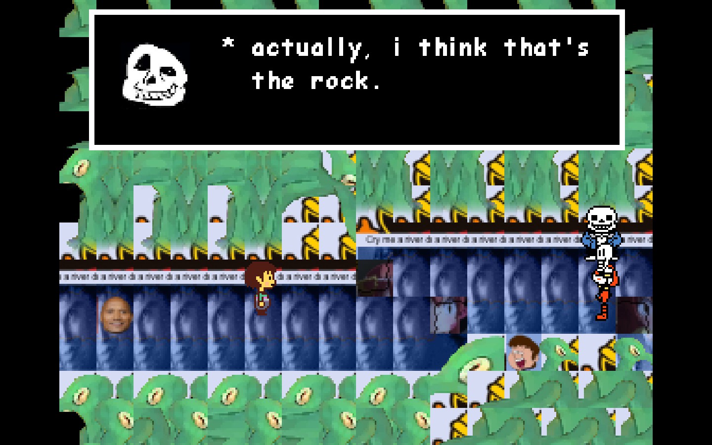 * actually, i think that 's The rock