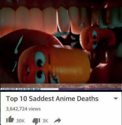 Saddest Anime Deaths Top 10 Anime List Parodies Know Your Meme