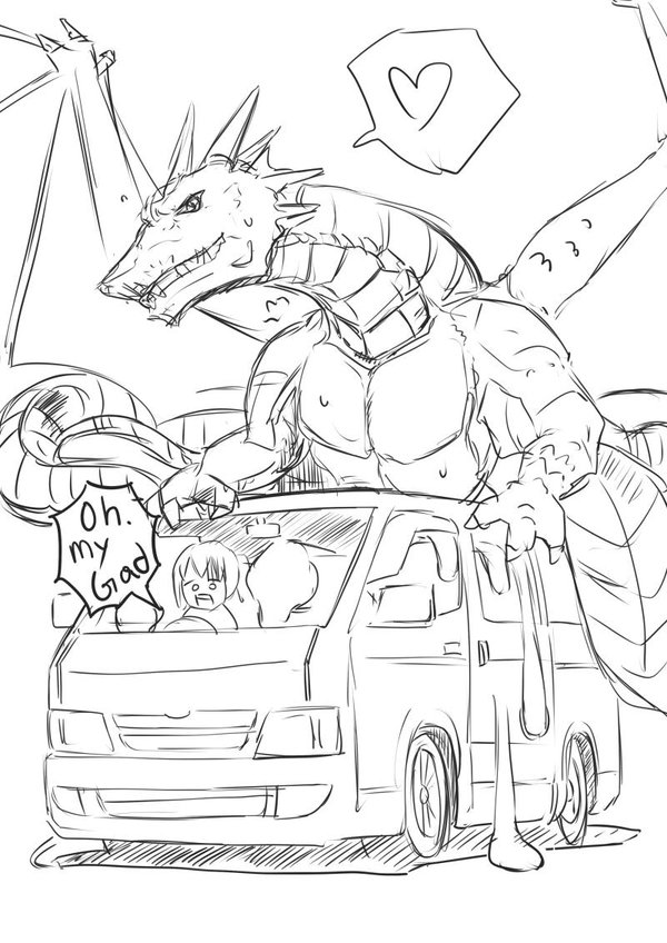 Dragons Having Sex With Cars