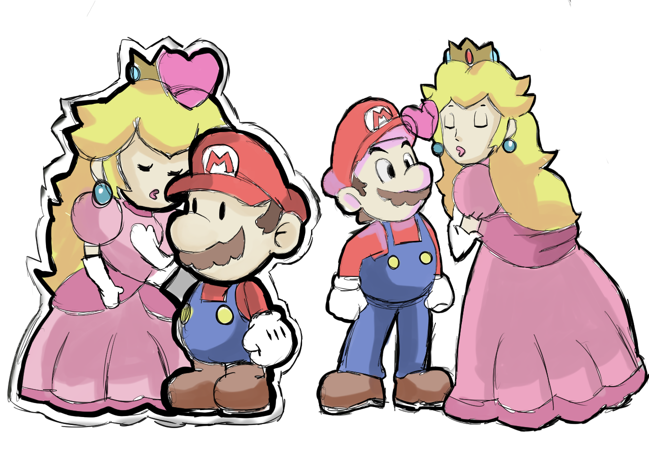 Paper Princess Peach Super Paper Mario