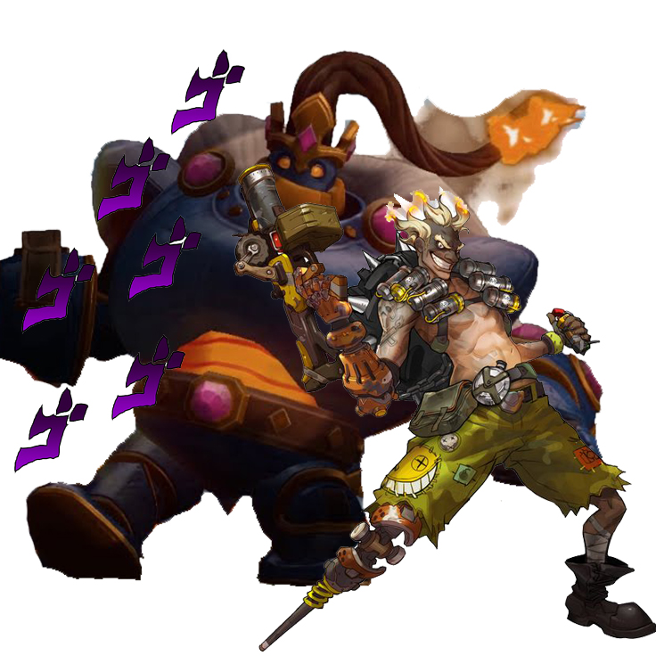 Remember that time Junkrat was a stand user?, JoJo's Pose