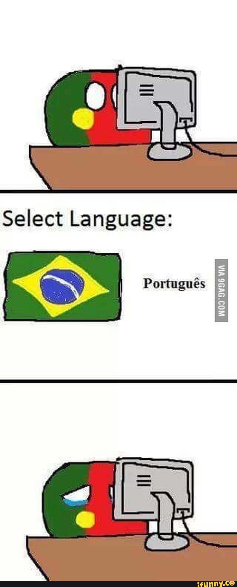 Select Language: Portugues funny.ce