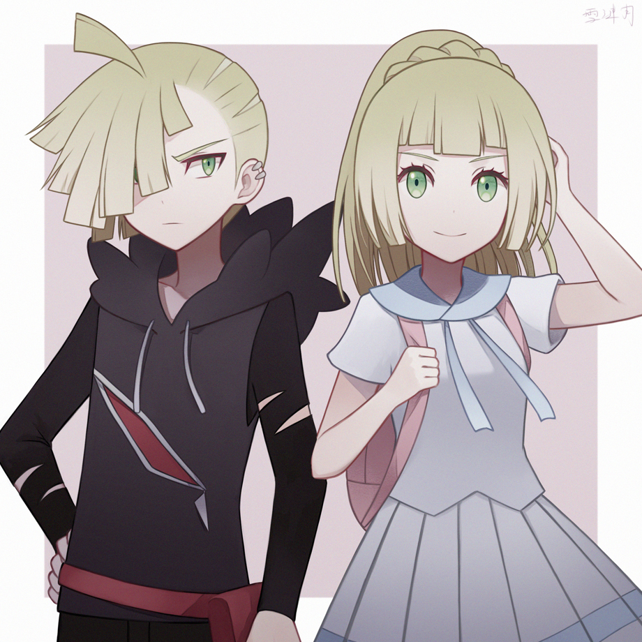 Gladion and Lillie  Pokémon Sun and Moon  Know Your Meme